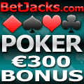 BetJacks online Poker - 100% signup bonus