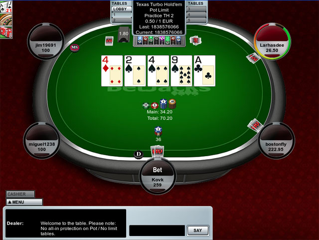 Free Online Texas Hold Em Poker